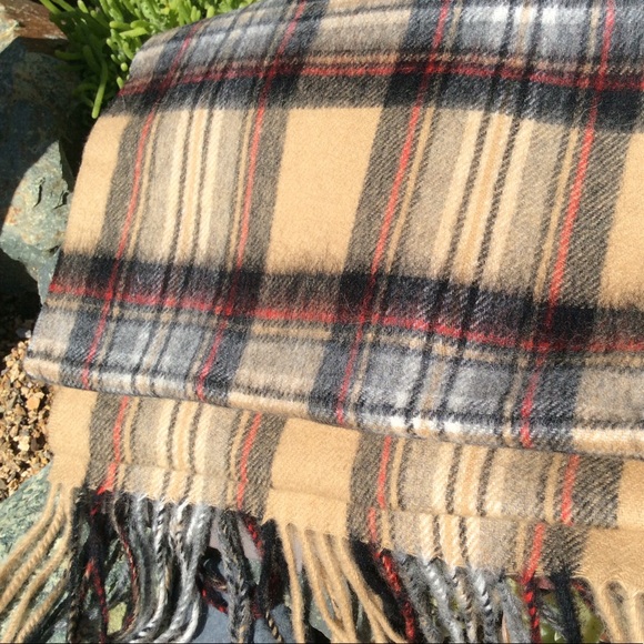 Tartan Scarf Sundance Catalog Scotland Lambswool